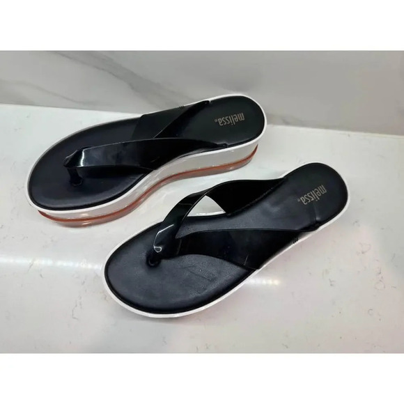 Melissa Women’s Size 10 Platform Flip Flop Sandal - Picture 2 of 3